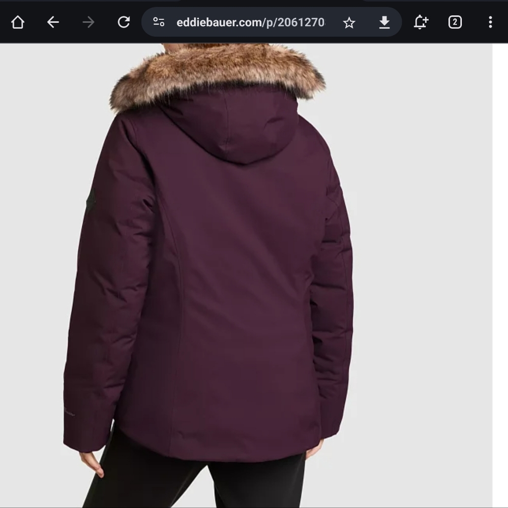 Brand new Eddie Bauer winter jacket